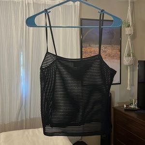 Armani Sheer Black Top